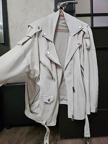 куртку: Кожаная куртка, Косуха, Натуральная кожа, Оверсайз, M, L — 9