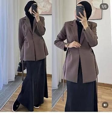 Пиджаки, жакеты: Пиджак ALIYA - Модель с классическим воротником и одной пуговицей - — 2