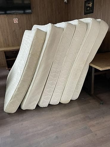 Спальные матрасы: Спальный матрас, Б/у, Двуспальный, Турция, Боннельная система пружин, Жаккард, Другой бренд, Матрасы средней жесткости, Самовывоз — 1