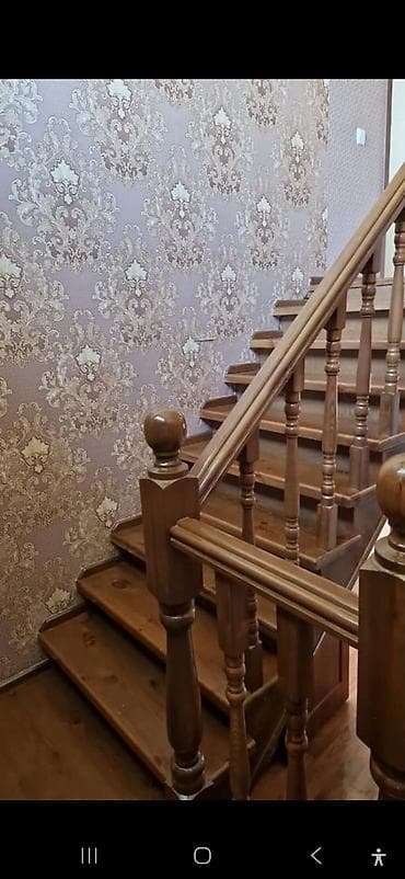куплю орех: Деревянная лестница Для дома, Вид дерева: Орех, Форма лестницы: Много-маршевая, Стиль: Классический — 4