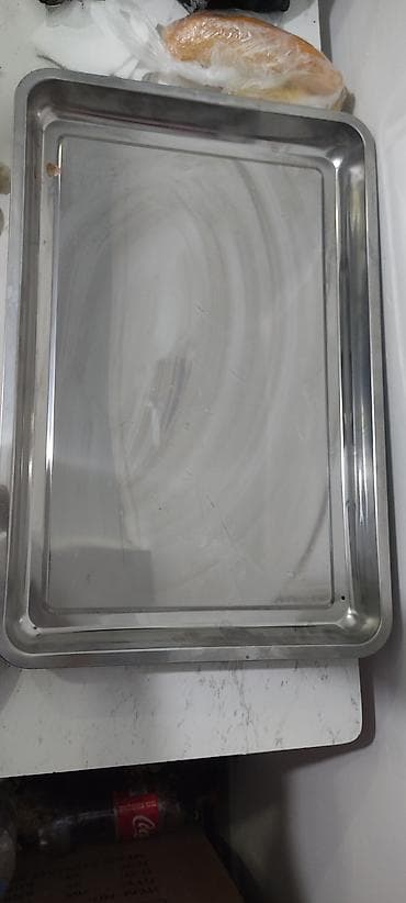 лист для выпечки: Прямоугольный противень из нержавеющей стали . 4шт каждый по — 1