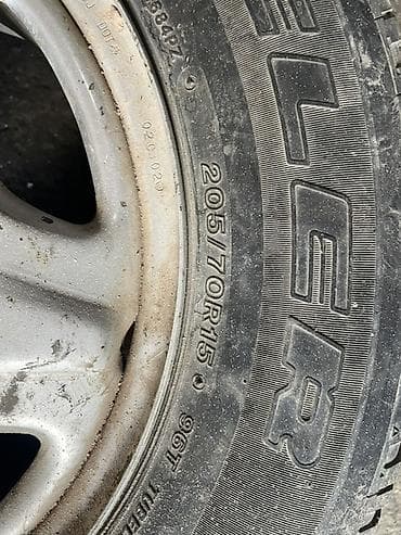Шины и диски: Колеса в сборе 205 / 70 / R 15, Лето, 1 шт, Внедорожные (АТ/МТ), Железные, отверстий - 5 — 1