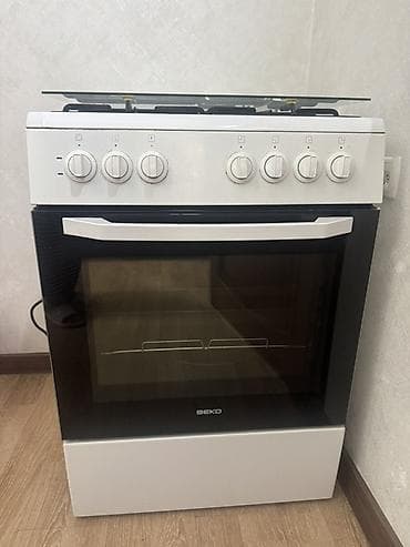 газоэлектро плиты: Комбинированная плита, Beko, Б/у, Напольная, Механическая, Полная оплата — 3