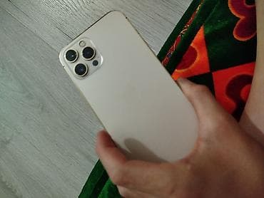 iphone 12 pro max купить: IPhone 12 Pro Max, Б/у, 256 ГБ, Золотой, Чехол, 77 % — 1