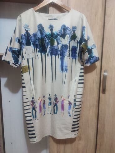 Повседневное платье, Турция, Осень-весна, Средняя модель, Оверсайз, S, M