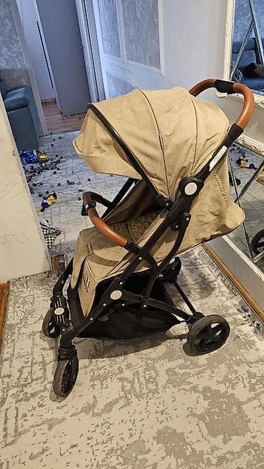 Коляска, Другой бренд, цвет - Коричневый, Б/у, Самовывоз