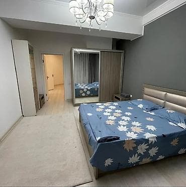 спальные мебел: Спальный гарнитур, Двуспальная кровать, цвет - Серый — 1