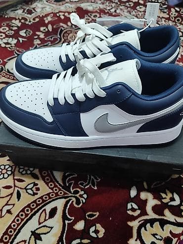 low: Мужские кроссовки, 39, 40, 41, Nike, Новый, цвет - Синий, Самовывоз, Бесплатная доставка, Платная доставка — 1