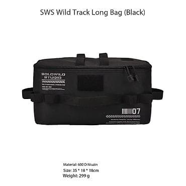 backpack: SWS Wild Track Long Bag (Black) — универсальная сумка-органайзер для — 1