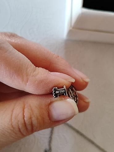 буюм: Кулон, Үлгүсү 750, Цирконий, Аялдарга, Жаңы — 3