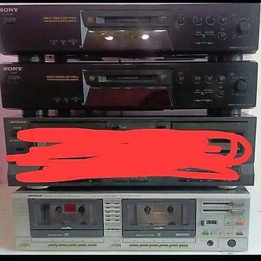 e96a hoco: Аудиодека и минидиск-деки, комплект из 4 компонентов. Состав: - Sony — 4