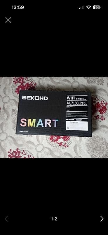 Телевизорлор: Смарт‑телевизор BEKOHD AU7100, диагональ 35" - Платформа: Smart TV — 2