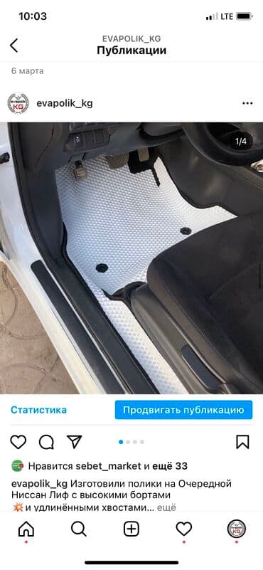 runx alex: Изготовили на Ниссан лиф с бортиками высокими и хвостиками Адрес — 1