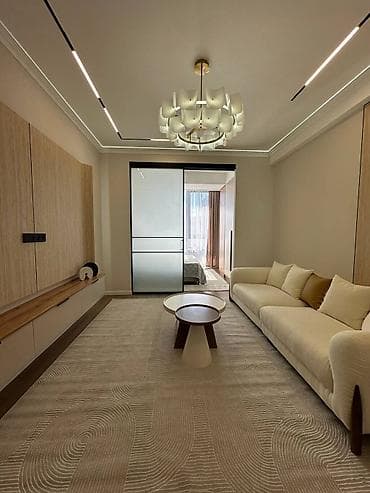 discovery studio: 2 комнаты, 62 м², Асанбай мкр Элитка, 13 этаж, Дизайнерский ремонт — 1