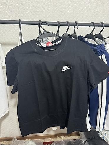 Футболки: Мужская футболка, XL, L, Nike, Новый, цвет - Черный, Платная доставка, Самовывоз — 2