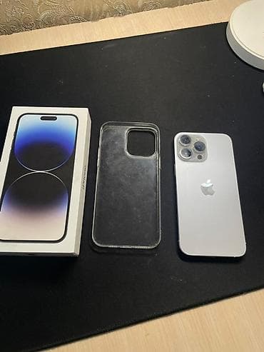 iphone pro max 15: IPhone 14 Pro Max, Серебристый, Коробка, 80 % — 6