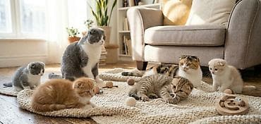 шотландские котенки: Шотландские котята - Порода: шотландская в помёте вислоухие - — 3