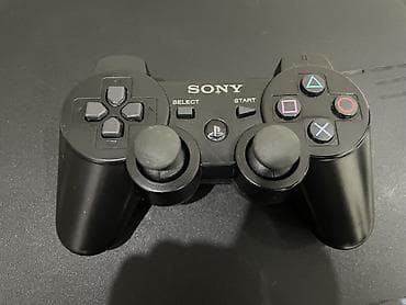 psp 2000: Игровая приставка Sony PlayStation 3 (PS3) Slim, черная. Состояние — 3