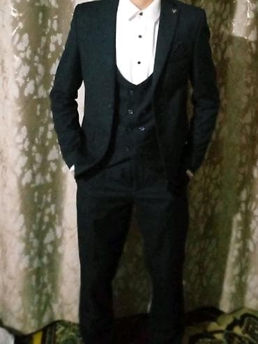 женские часы casio: Мужской классический костюм-тройка, темно-синий/графит. Состав — 7