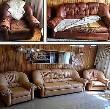 Башка кызматтар: Перетяжка и реставрация мягкой мебели Что делаем: - Перетяжка — 9