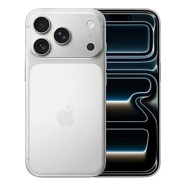 IPhone 17 Pro, Б/у, 256 ГБ, Matte Silver, Кабель, 100 %