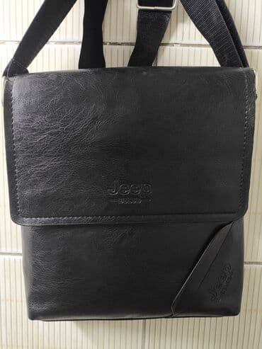 сумки для документов: Классическая сумка, Материал: Искусственная кожа, Регулируемый ремень, Мужские — 1