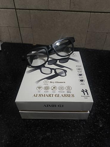 Аксессуары: AI SMART GLASSES AIMB-G1 Умные очки с камерой и голосовым — 3