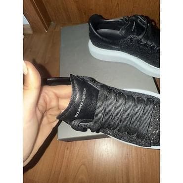 высокие ботинки: Кроссовки, 36.5, Alexander McQueen, Новый, цвет - Черный — 2