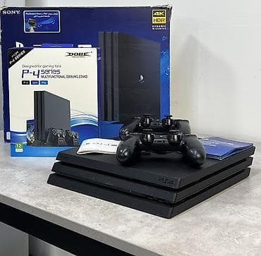 игравой приставка: В продаже PlayStation 4 pro 1TB Ревизия вторая: 7117B Состояние — 2