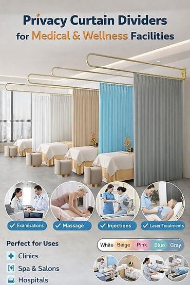 тигил: Шторные перегородки для медицинских и велнес-учреждений Назначение: - — 3
