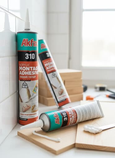 Клей монтажный акриловый Akfix 310 предназначен для надежного