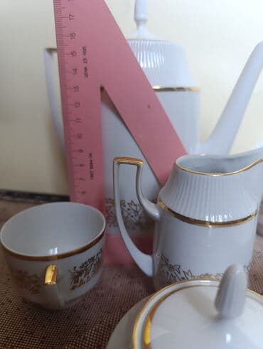 зерно кофе: Продается НовыйСервис кофейный СССР старая Чехословакия антикварный — 14