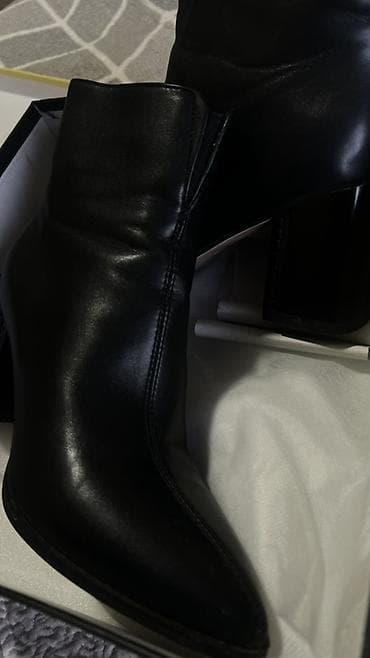 зимняя обувь мужские: Ботинки, 39, ALS, Новый, цвет - Черный, Платная доставка — 1