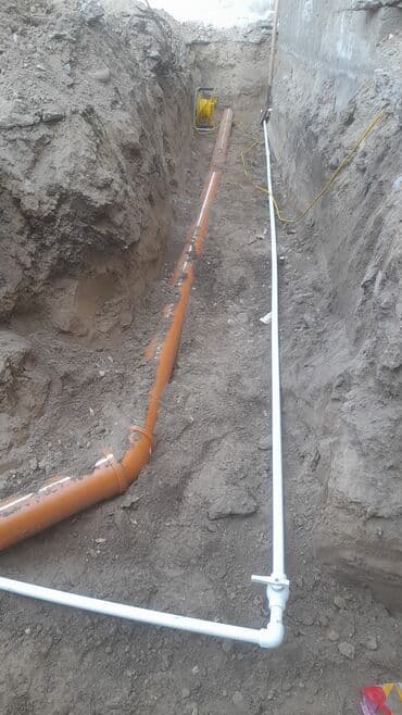 красить дом: Канализационные работы | Прокладка канализации Больше 6 лет опыта — 7