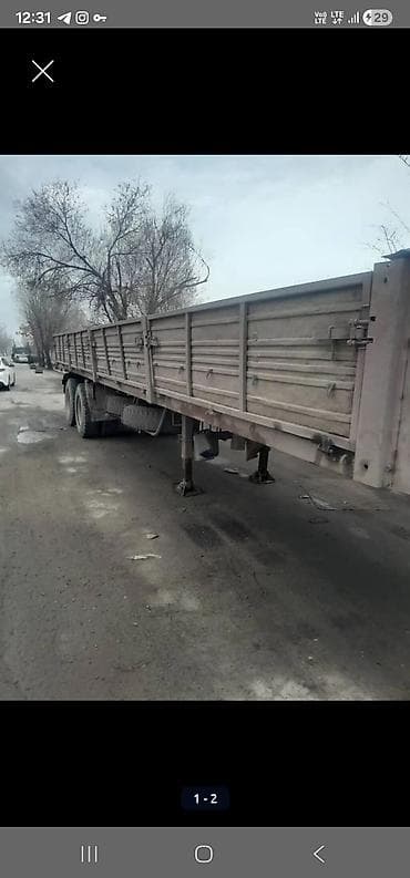 бортовой полуприцеп: Прицеп, Бортовой, Б/у — 1
