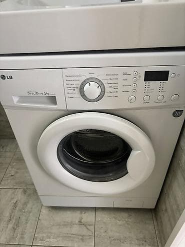 телевизоры бишкек lg: LG Direct Drive F8056LDP — стиральная машина автомат - Загрузка: 5 кг — 1