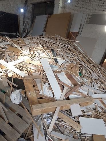 лесо материалы: Отходы мебельного производства/раскроя ЛДСП, МДФ и ДВП. Состав: - — 1