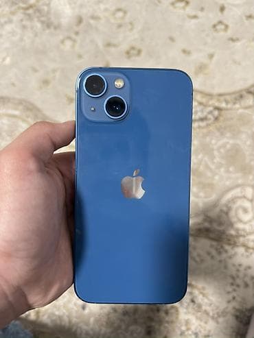 ipone 13 pro max: IPhone 13, Б/у, 128 ГБ, Синий, Зарядное устройство, Защитное стекло, Чехол, 79 % — 1
