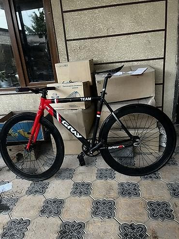 fixed gear: Городской велосипед, Рама M (156 - 178 см), Б/у — 1