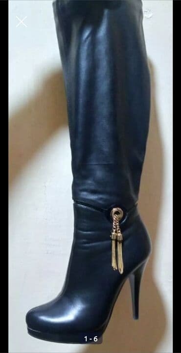 деми сапоги 38: Продаю сапоги женские .Деми . На худую ногу ( икры ) . Высокий — 7