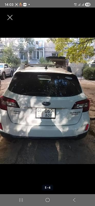 Транспорт: Subaru Outback: 2017 г., Автомат, Универсал — 5