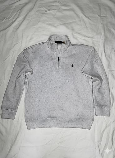 Мужская толстовка, M, Polo Ralph Lauren, Новый, цвет - Серый, Бесплатная доставка