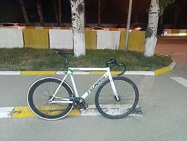 fixed gear: Шоссейный велосипед, Tsunami, Рама L (172 - 185 см), Б/у — 1