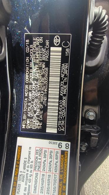 Транспорт: Toyota Camry: 2018 г., 2.5 л, Автомат, Бензин, Седан — 8