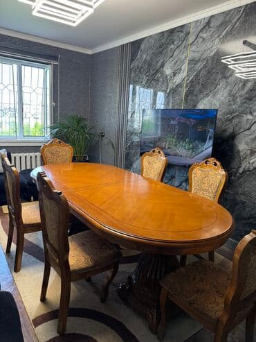 столы и стулья на: Стол и стул для зала, Б/у, Самовывоз, цвет - Коричневый — 7