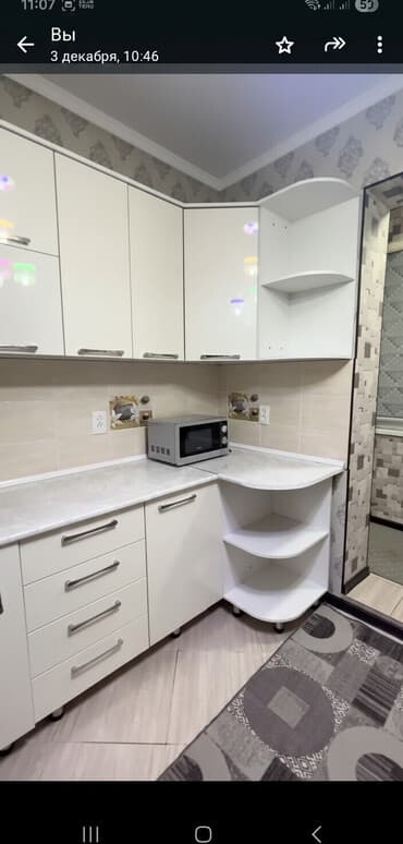 квартиры бишкек на аренду: 2 комнаты, 70 м², 106 серия, 2 этаж, Евроремонт — 1