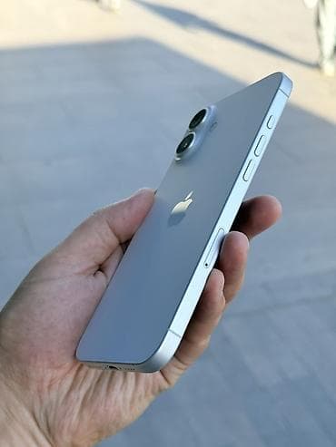 iphone 16e цена: IPhone 16 Plus, Б/у, 256 ГБ, Белый, Защитное стекло, Чехол, 92 % — 4