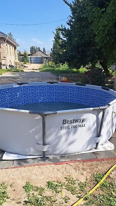 бассеин: Каркасный бассейн Bestway Steel Pro MAX - Размер: 305 × 76 см — 2