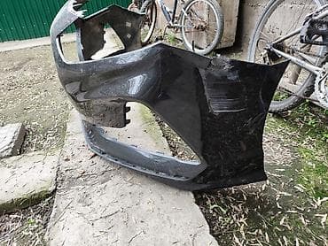 треснутый: Бампер Hyundai, Б/у, Оригинал — 2