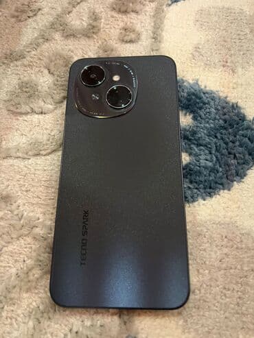 Смарт-часы: Tecno Spark 30, Б/у, 128 ГБ, цвет - Черный, 2 SIM — 1